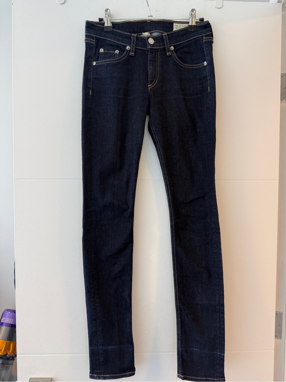 Rag & Bone Skinny Jeans | Size 25 | Dark Wash Designer Denim